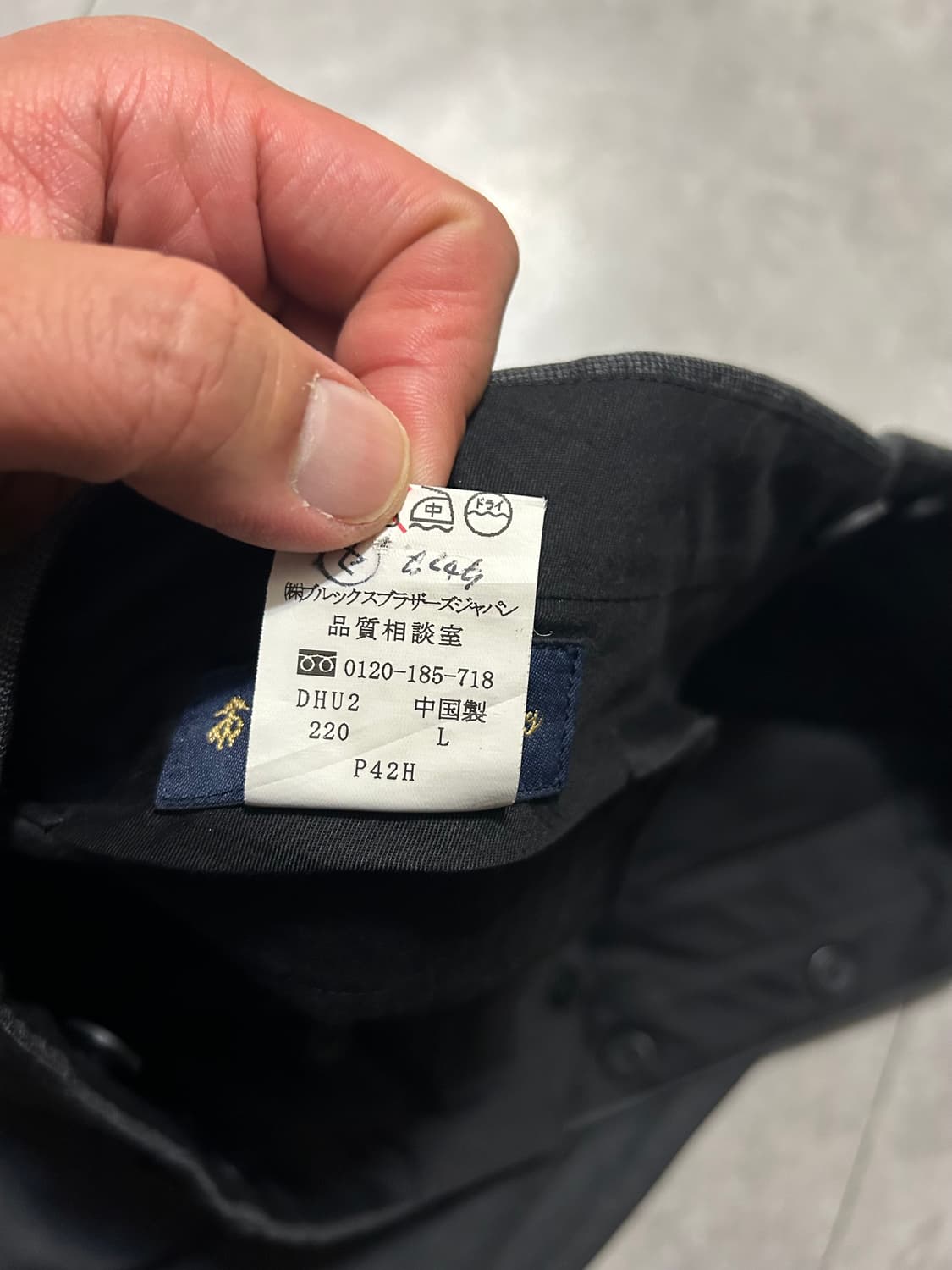 브룩스 브라더스 빈티지 퓨어 울 슬랙스  38인치  상품이미지8