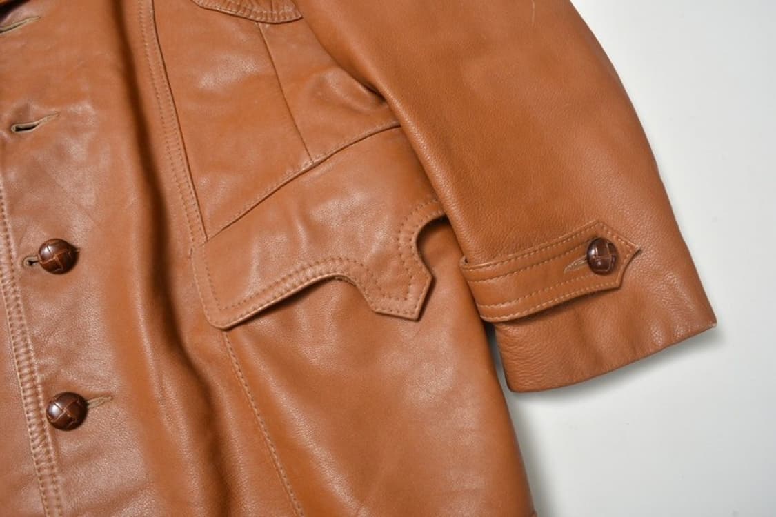 70S 맥그리거 웨스턴 가죽 자켓 카코트 N1161 상품이미지9