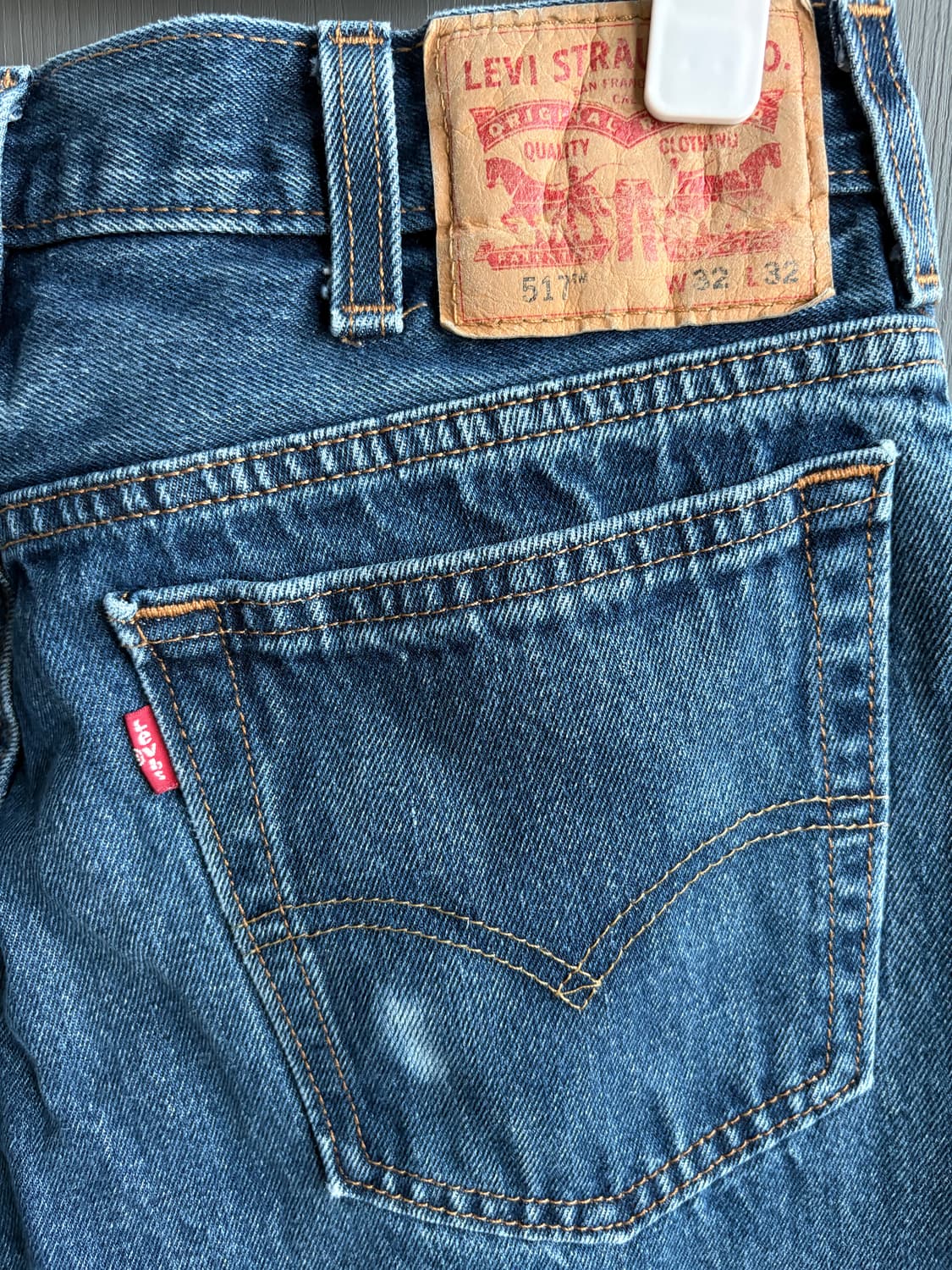 (32x32) 리바이스 517 중청 부츠컷 데님 상품이미지4