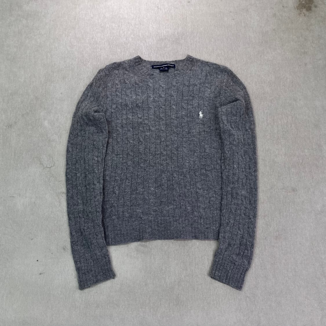 W 95 폴로랄프로렌 스포츠 램스울 꽈배기 니트 상품이미지1