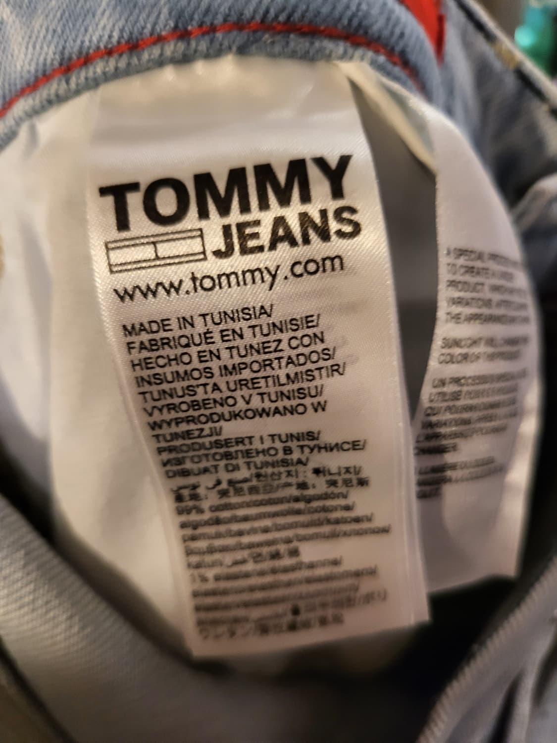 [26]타미진스 와이드 데님 팬츠 연청 상품이미지4