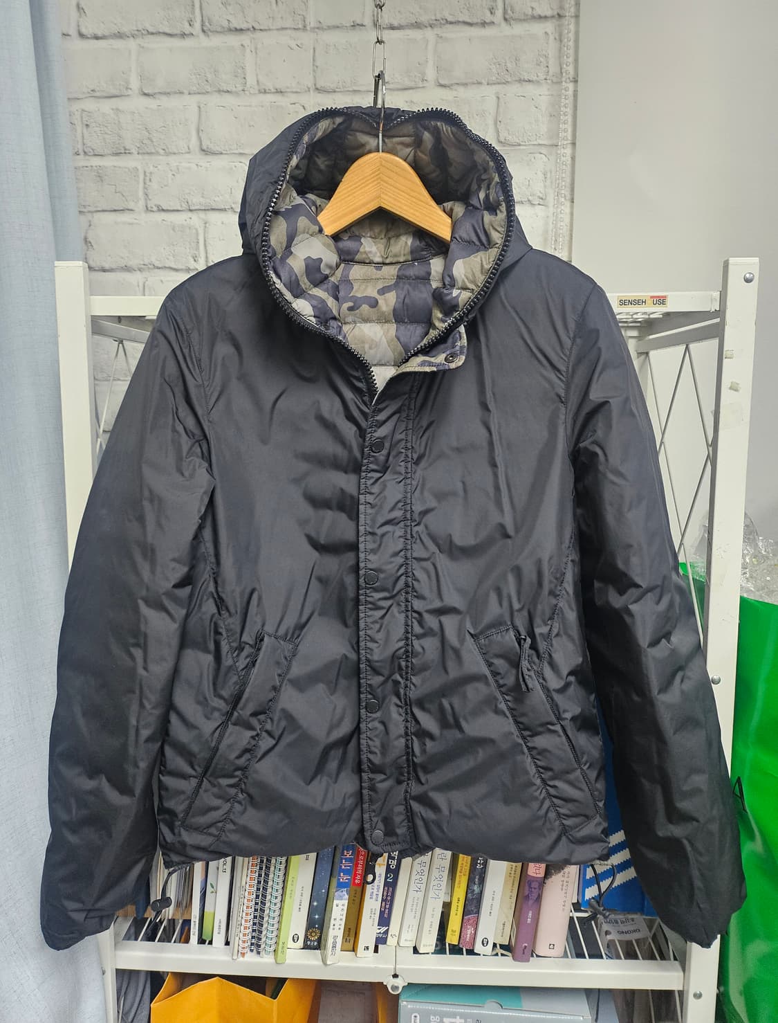 매장정품/ 듀베티카 남성구스패딩 95 리버시블 양면패딩 카모 XD28 상품이미지3