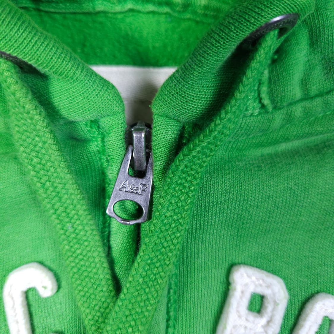 아베크롬비 후드집업 그린 상품이미지3