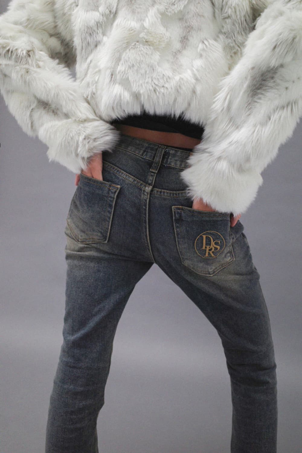 드라이로즈 bootcut logo 부츠컷 로고 팬츠 바지 상품이미지2