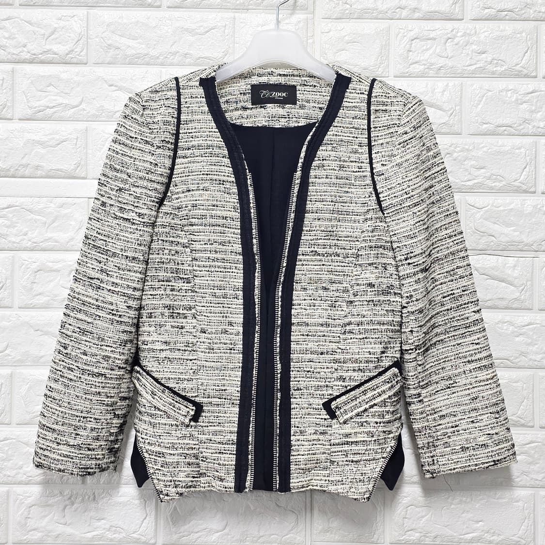 택포_ 주크 ZOOC 트위드 자켓 M 상품이미지1