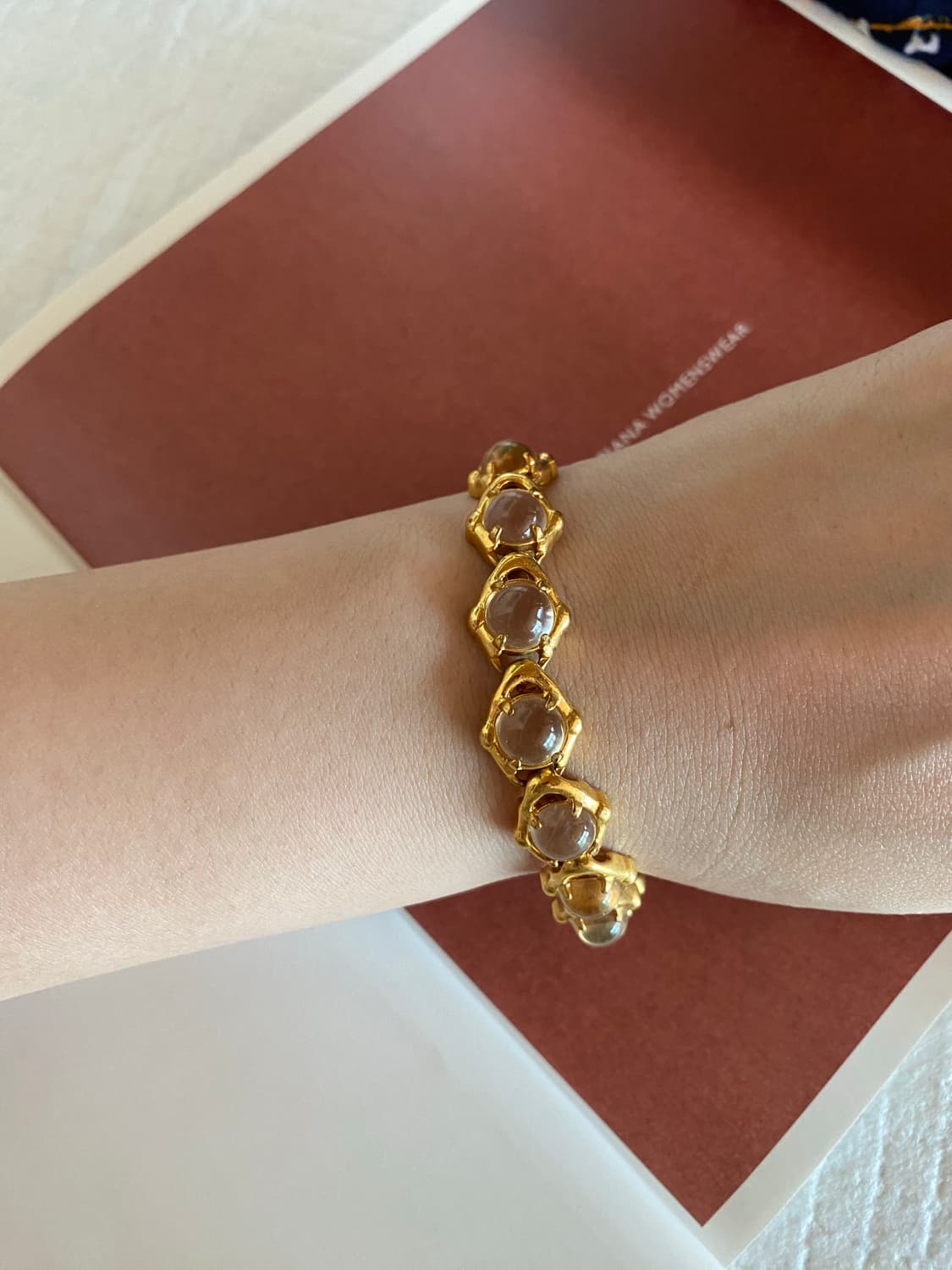 빈티지 크리스탈 비즈 팔찌 상품이미지3