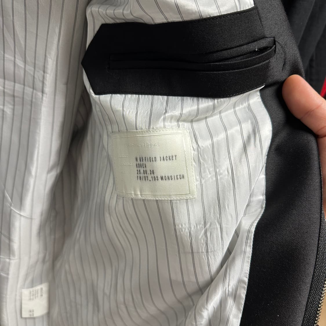 강정석 필드 자켓 50 사이즈 판매합니다 상품이미지4