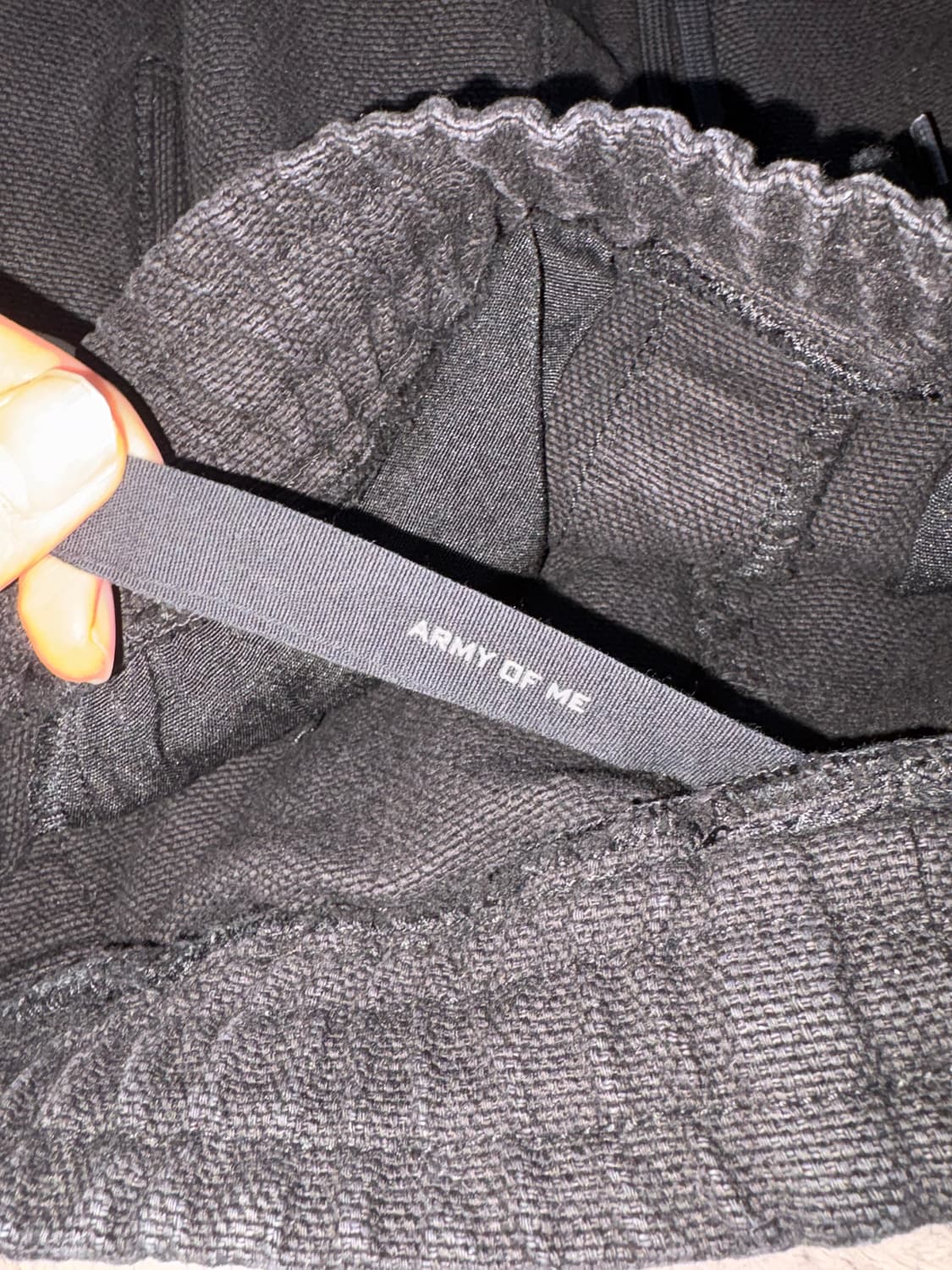 Army of me 와이드 크롭 트라우저 상품이미지3