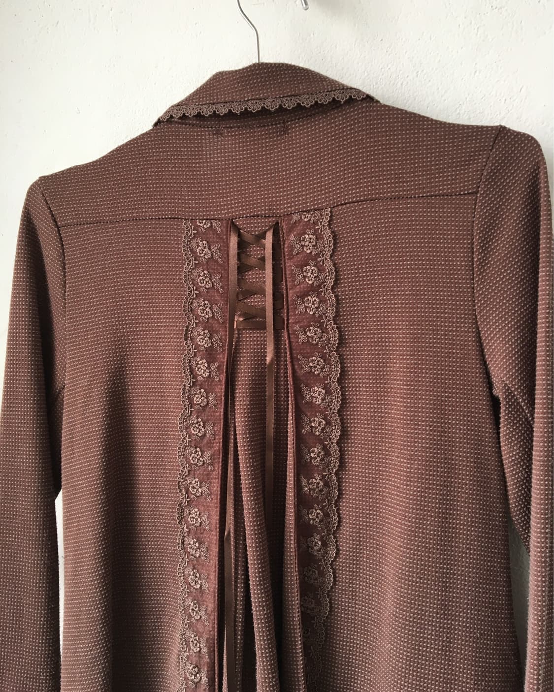 Axes femme back lace up dot pattern jack 상품이미지6