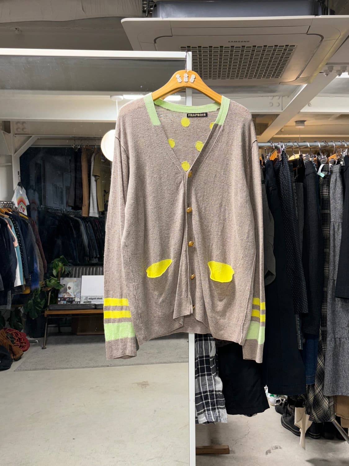 Frapbois 도트 가디건 상품이미지1