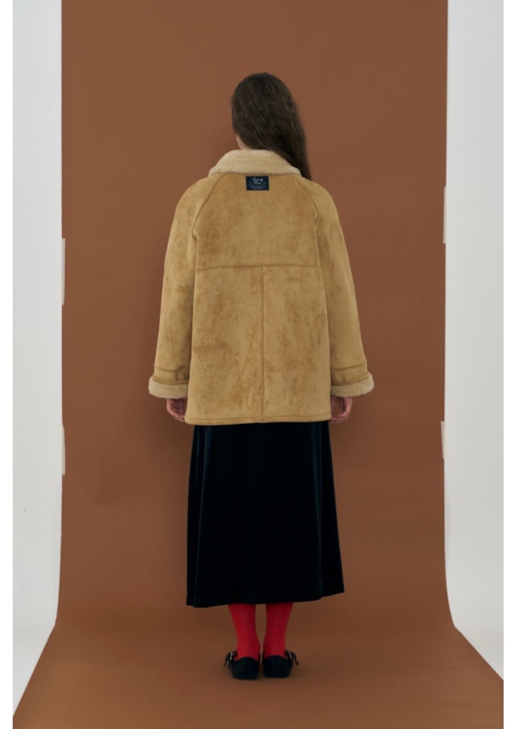 쏘딩키브레드 marlow 리버시블 시어링 코트 무스탕 상품이미지3