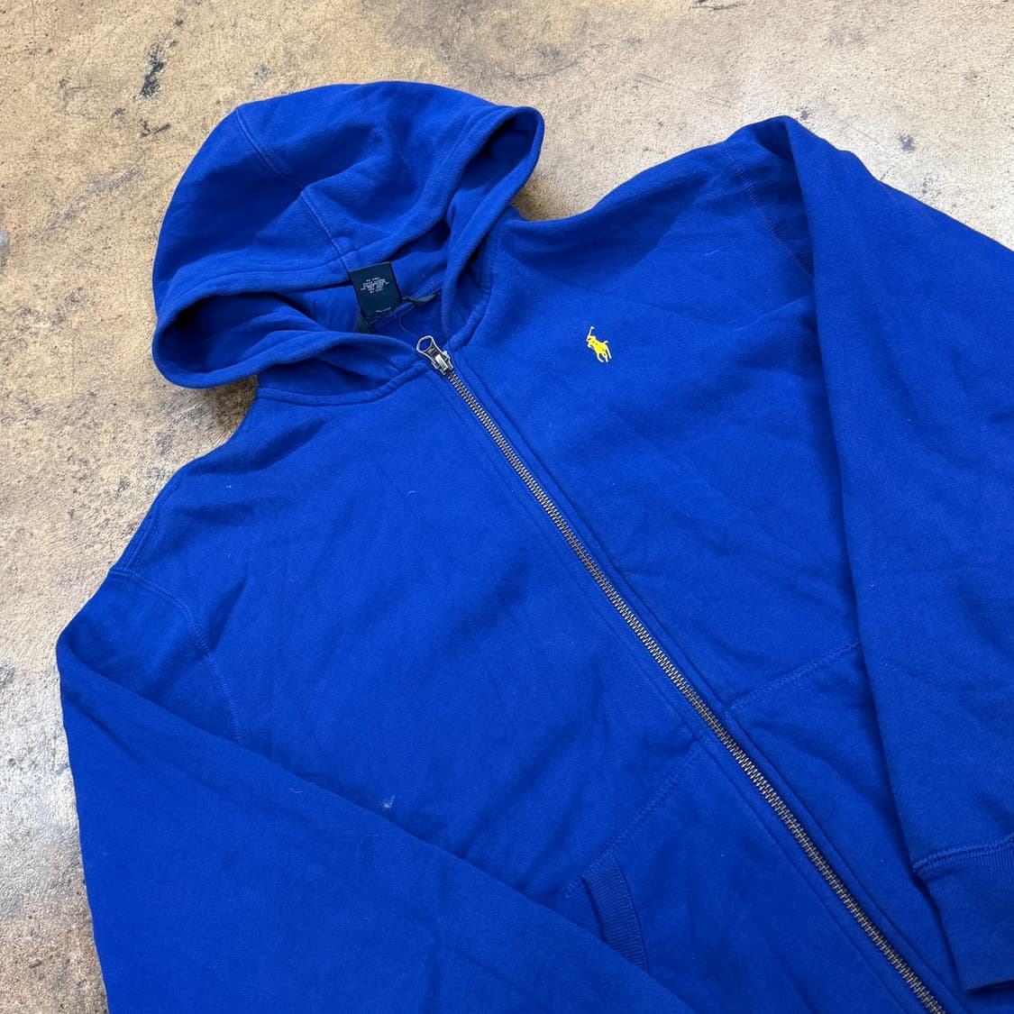 폴로 랄프로렌 블루 후드집업 상품이미지1
