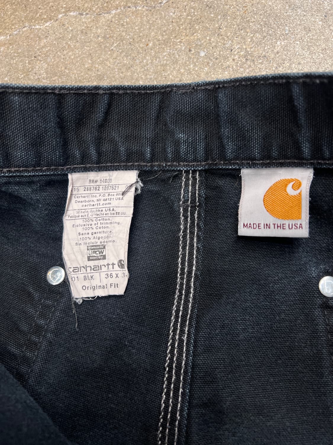 칼하트 더블니 BLK  상품이미지9