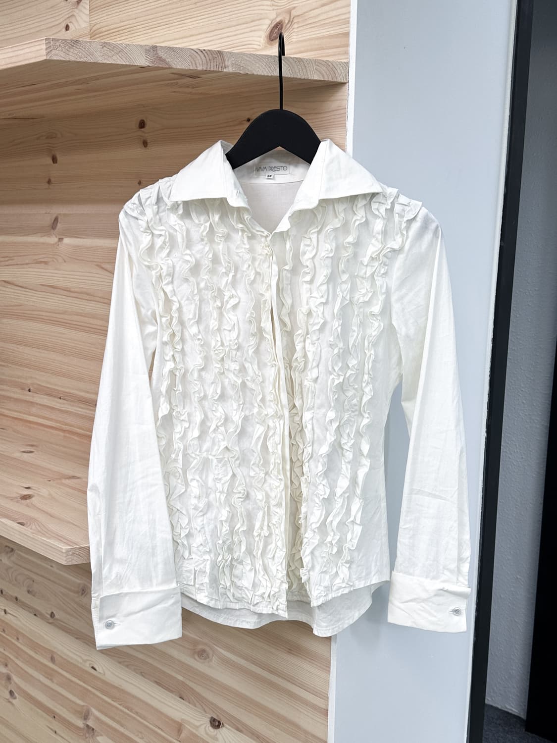 ivory frill pannel shirt 상품이미지4