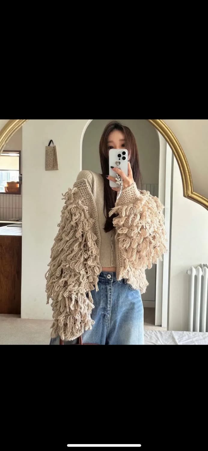  매그놀리아 수술 가디건 상품이미지4