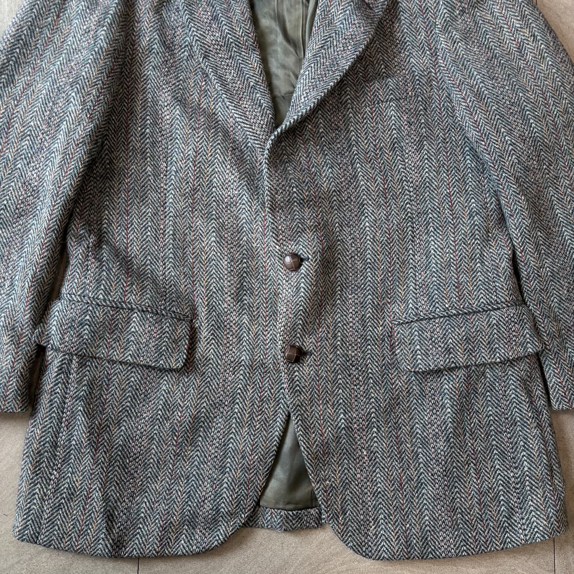 해리스트위드 정품 울 자켓 상품이미지4