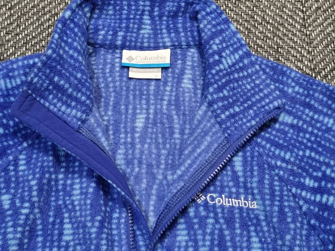 Columbia — 블루 패턴 플리스 자켓 상품이미지2
