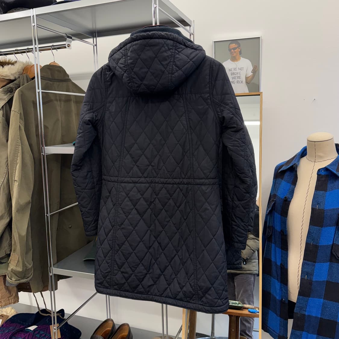 바버 우먼스 사우스 쉴즈 퀼팅 자켓 (S)   상품이미지4