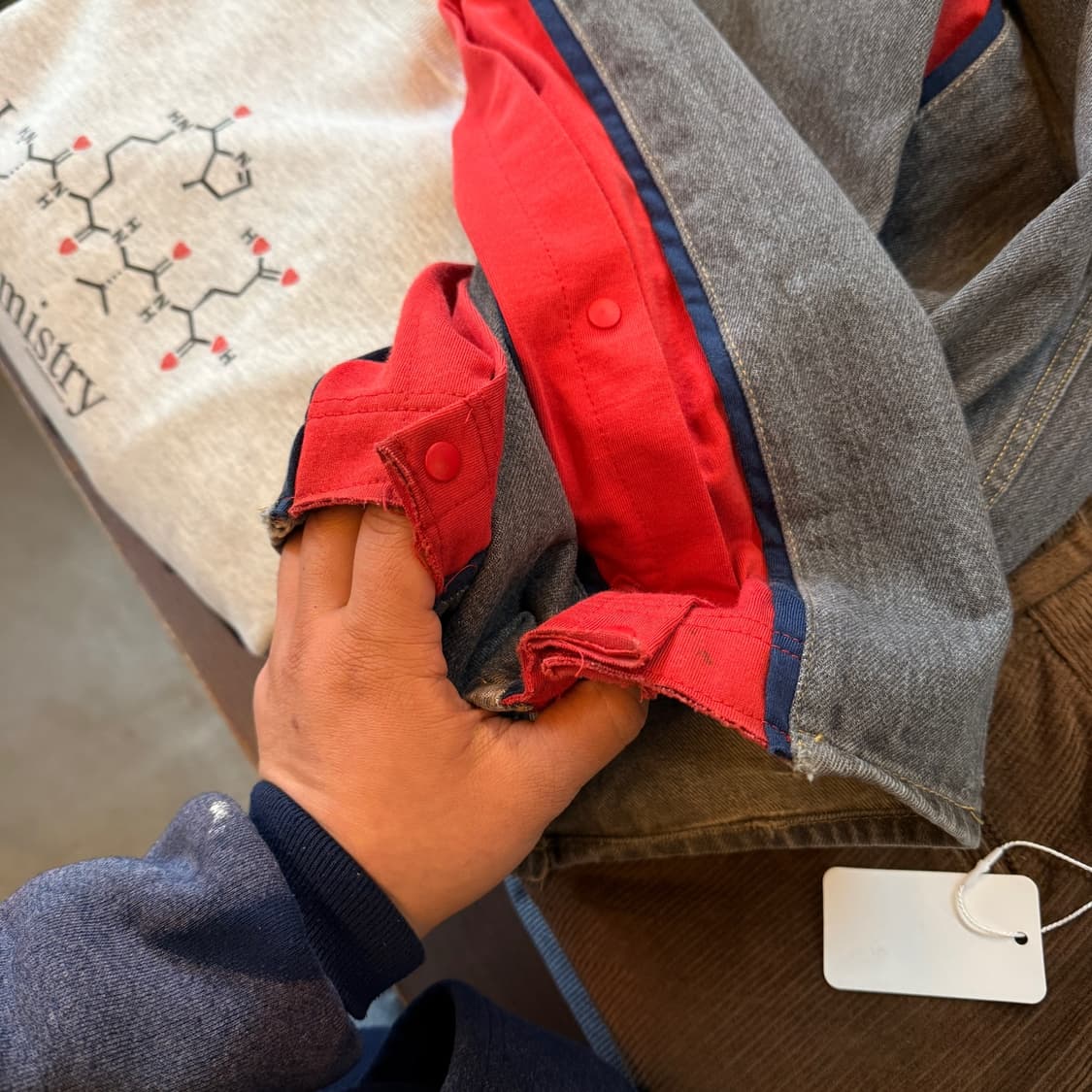 18SS 파세타즘  베스킷볼 데님 팬츠 3 사이즈 실측 35 ~36 상품이미지7