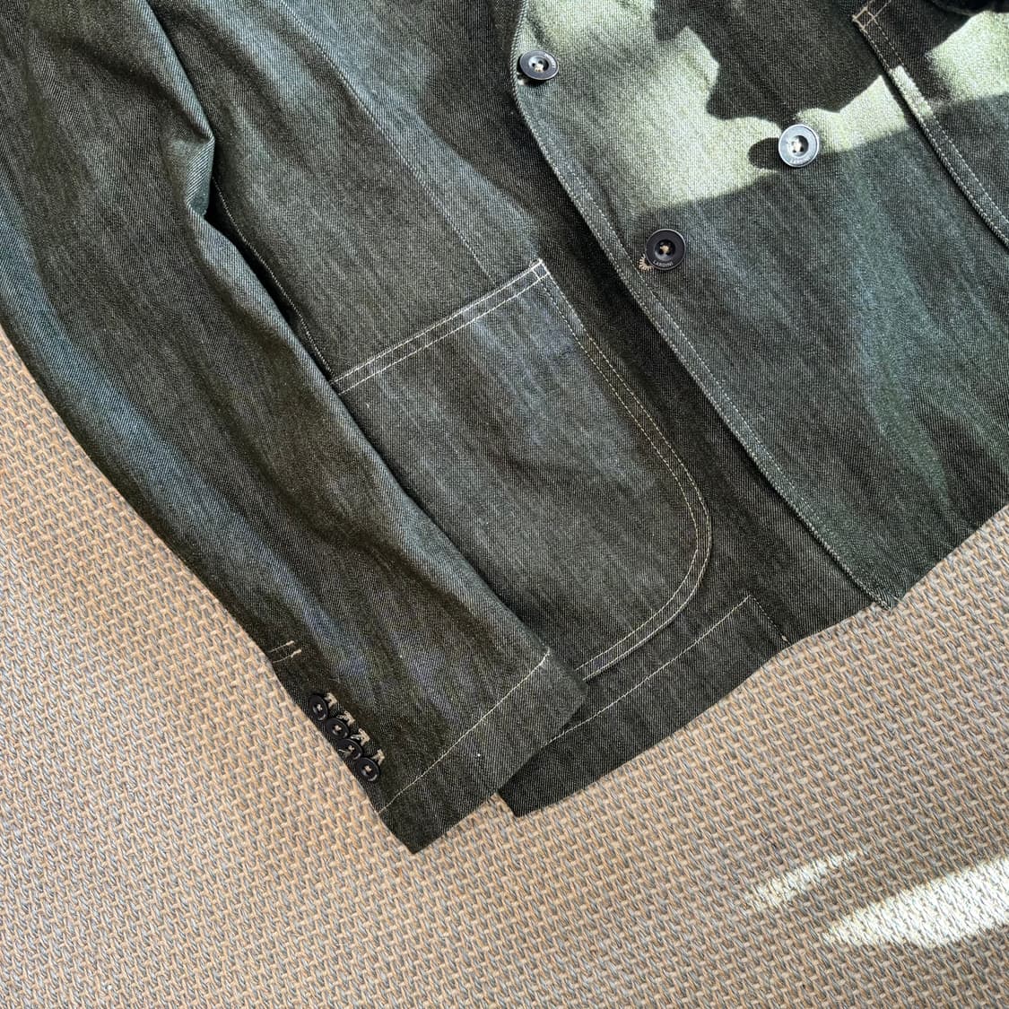 LARDINI 라르디니 이탈리안 최고급 데님 더블 브레스티드 블레이저 상품이미지4