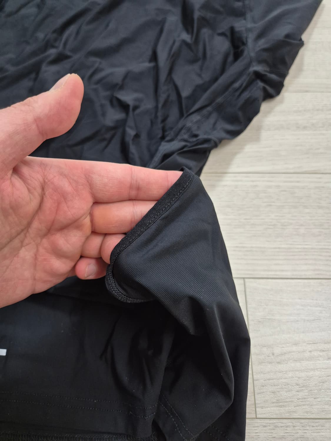 코오롱 24/7 시리즈 랩테크 쿨링 티셔츠  블랙 색 상품이미지5