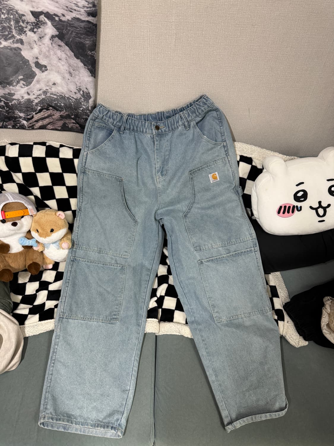 칼하트 더블니 카펜터 팬츠 상품이미지1
