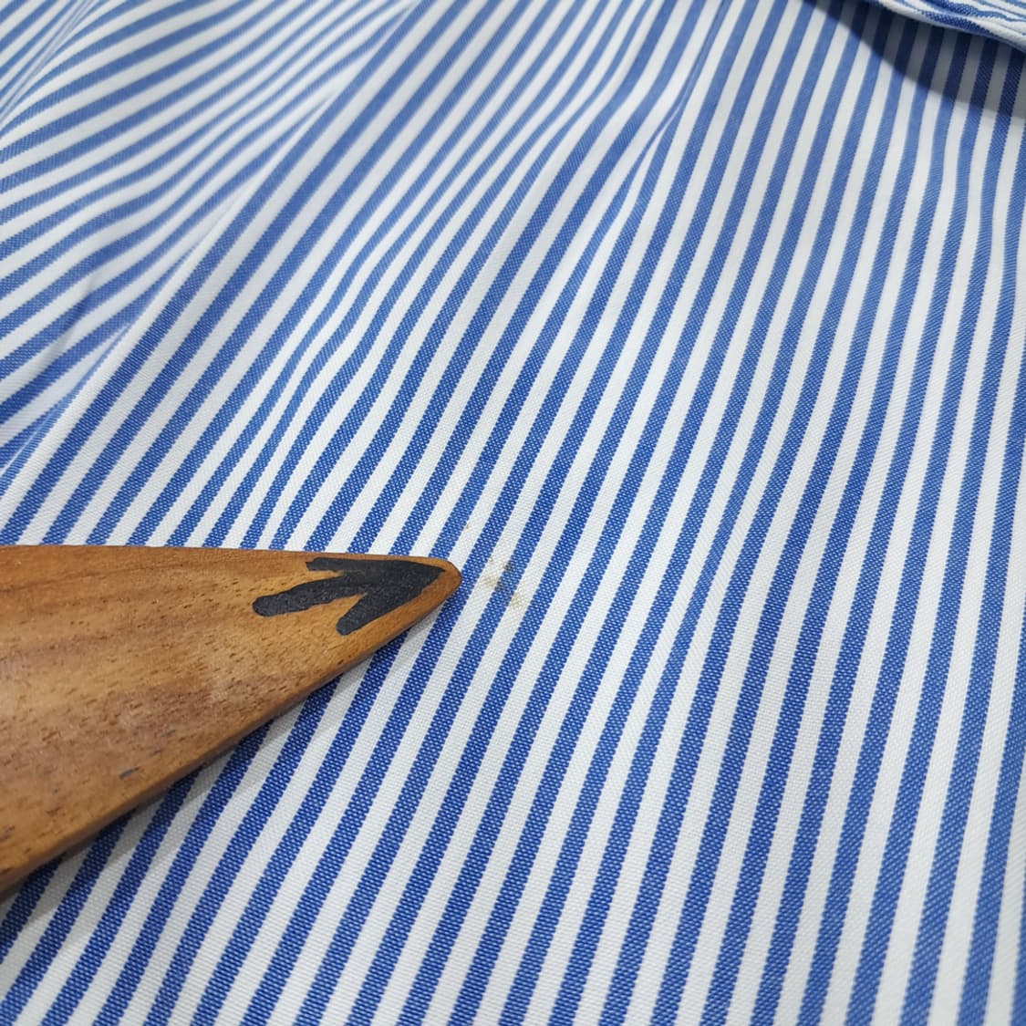 CL529 XL 폴로 90s 핀포인트 스트라이프 클래식 블루 셔츠 남방 상품이미지7