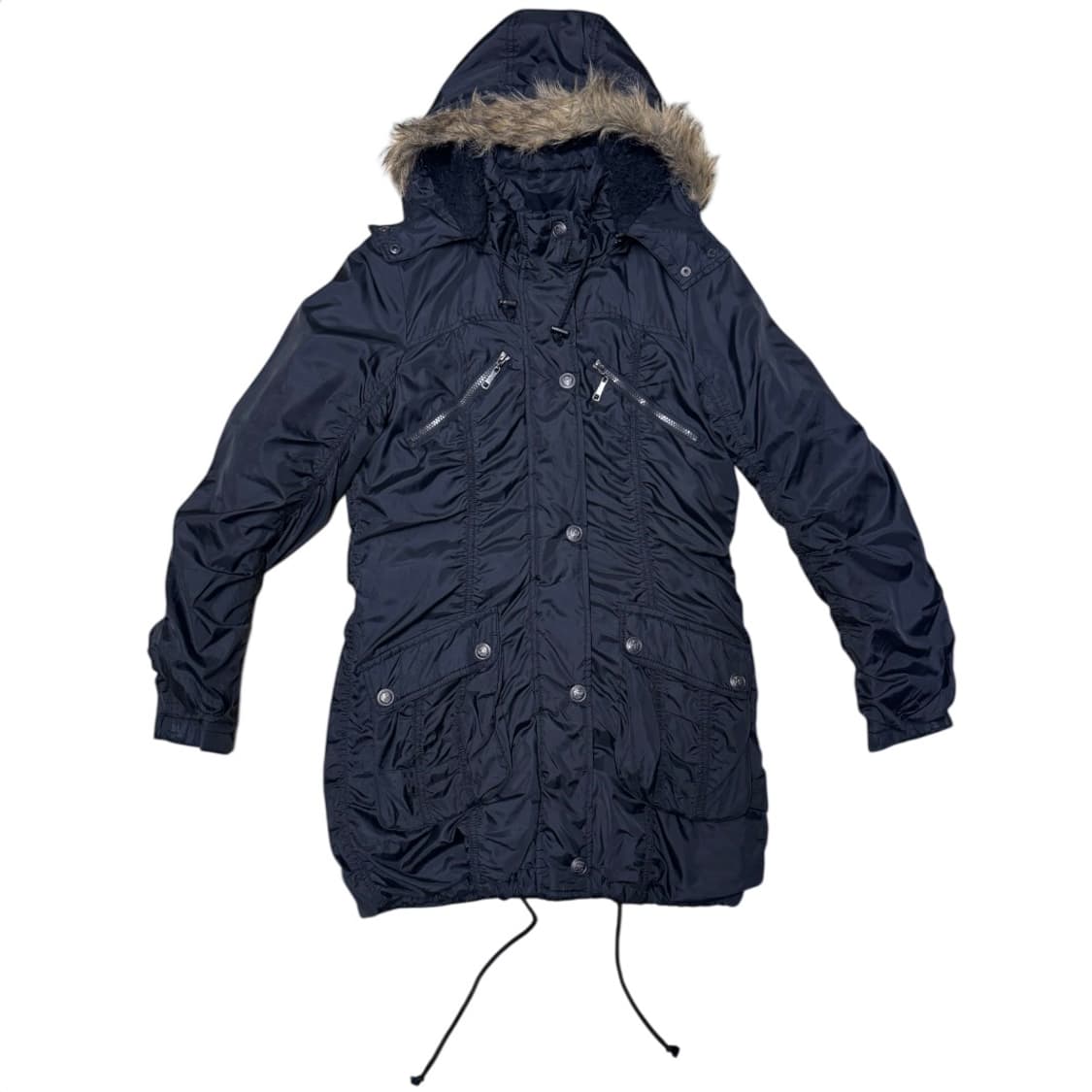 Sky bomber 울프조 셔링 롱점퍼 상품이미지2