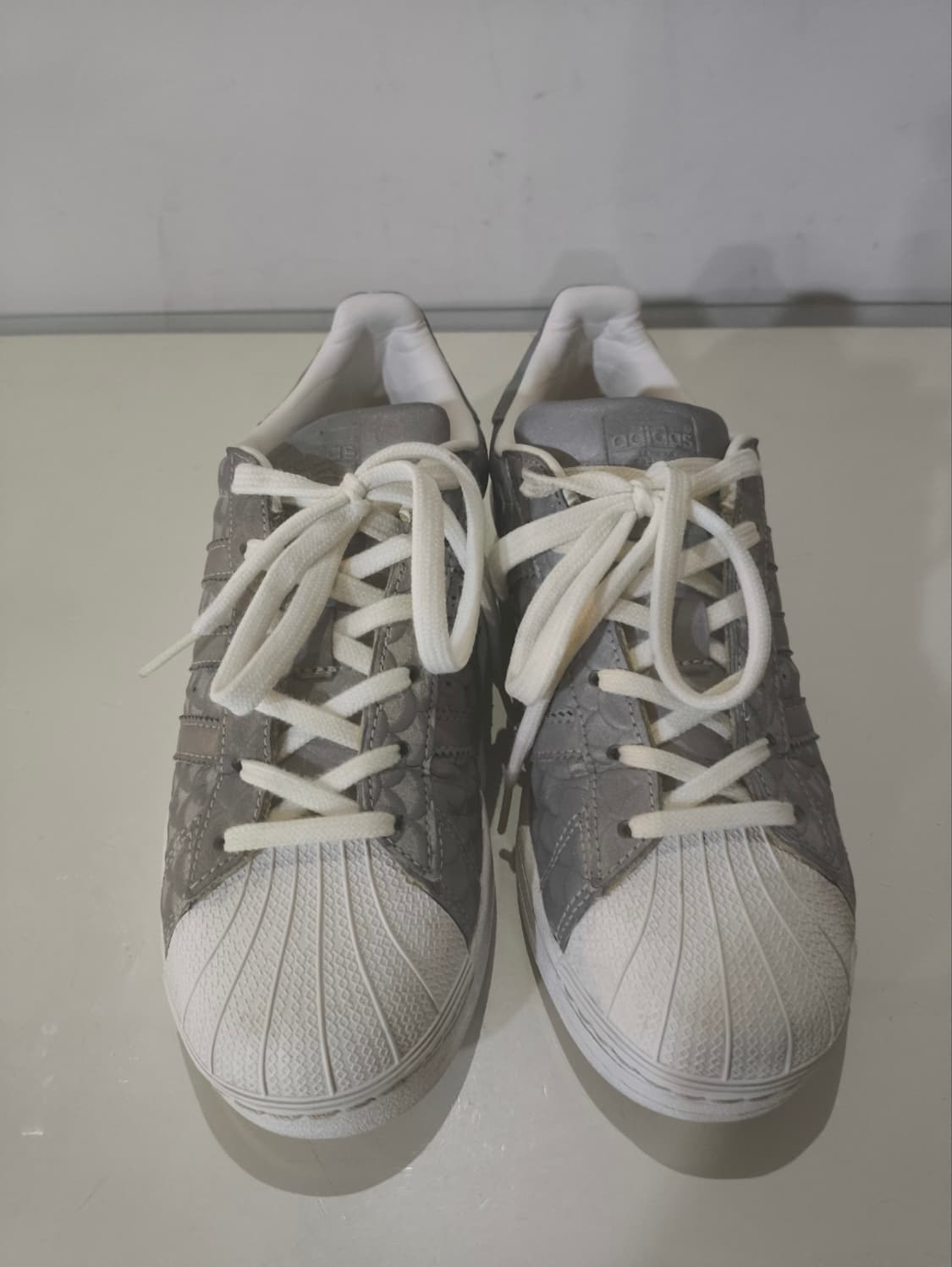 225mm 아디다스 슈퍼스타 메탈릭 리플렉시브 스니커즈 상품이미지5