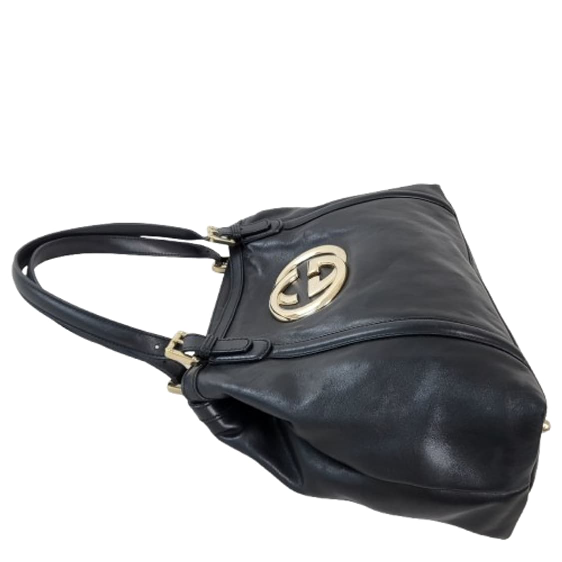 정품 구찌 브릿 인터로킹 가죽 토트백 상품이미지5