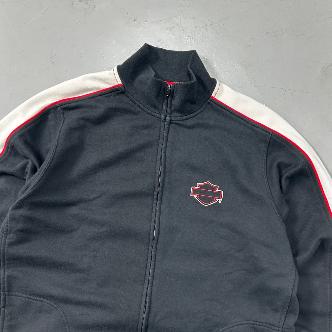 할리데이비슨 로고 스웻 집업 상품이미지3