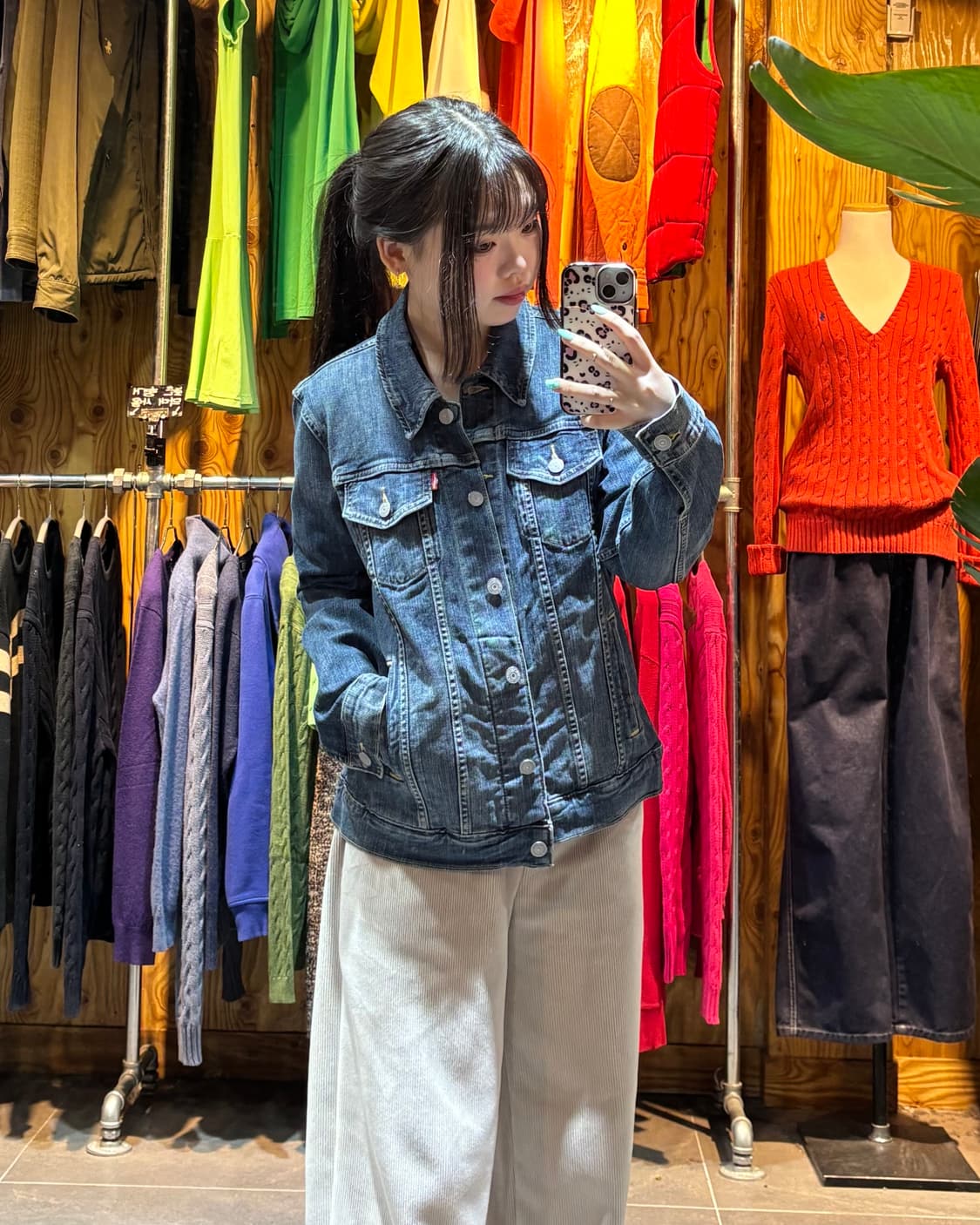 M 리바이스 투포켓 진청 데님 자켓  상품이미지1