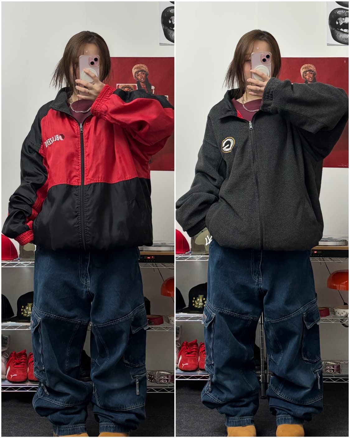 NBA 90s 리버시블 플리스 자켓 상품이미지4