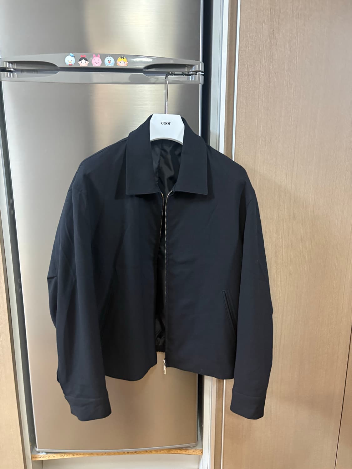 드로우핏 리에디션 써지 울 블루종 블랙 XL 상품이미지2