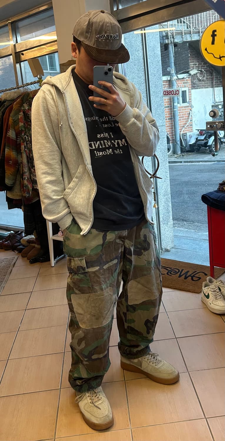 90’s U.S army 리페어 우드랜드BDU팬츠 상품이미지9