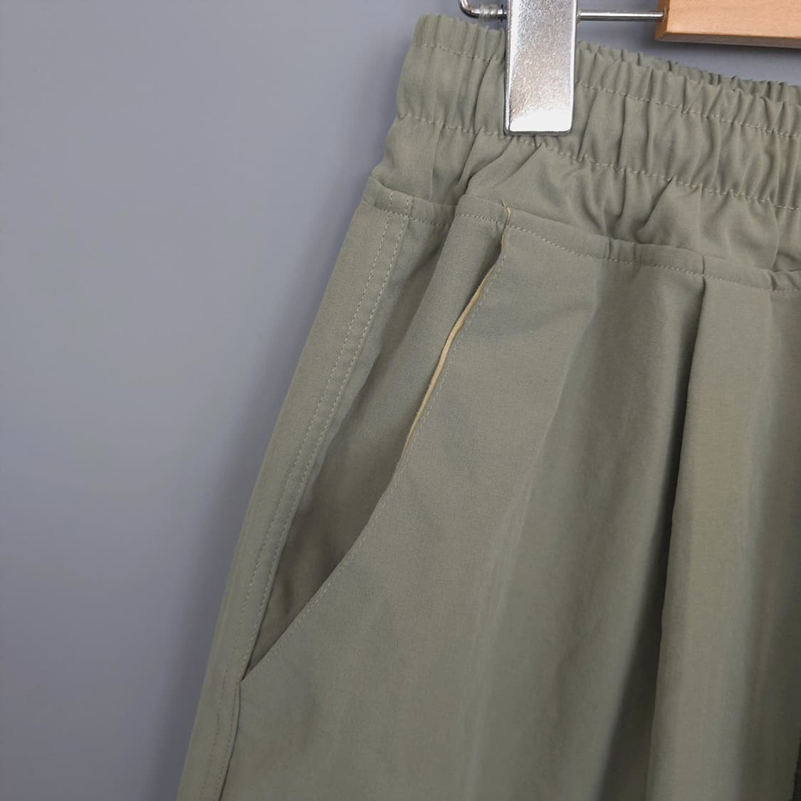 마일 MILE 밴딩 와이드 스트링 팬츠 L 상품이미지4