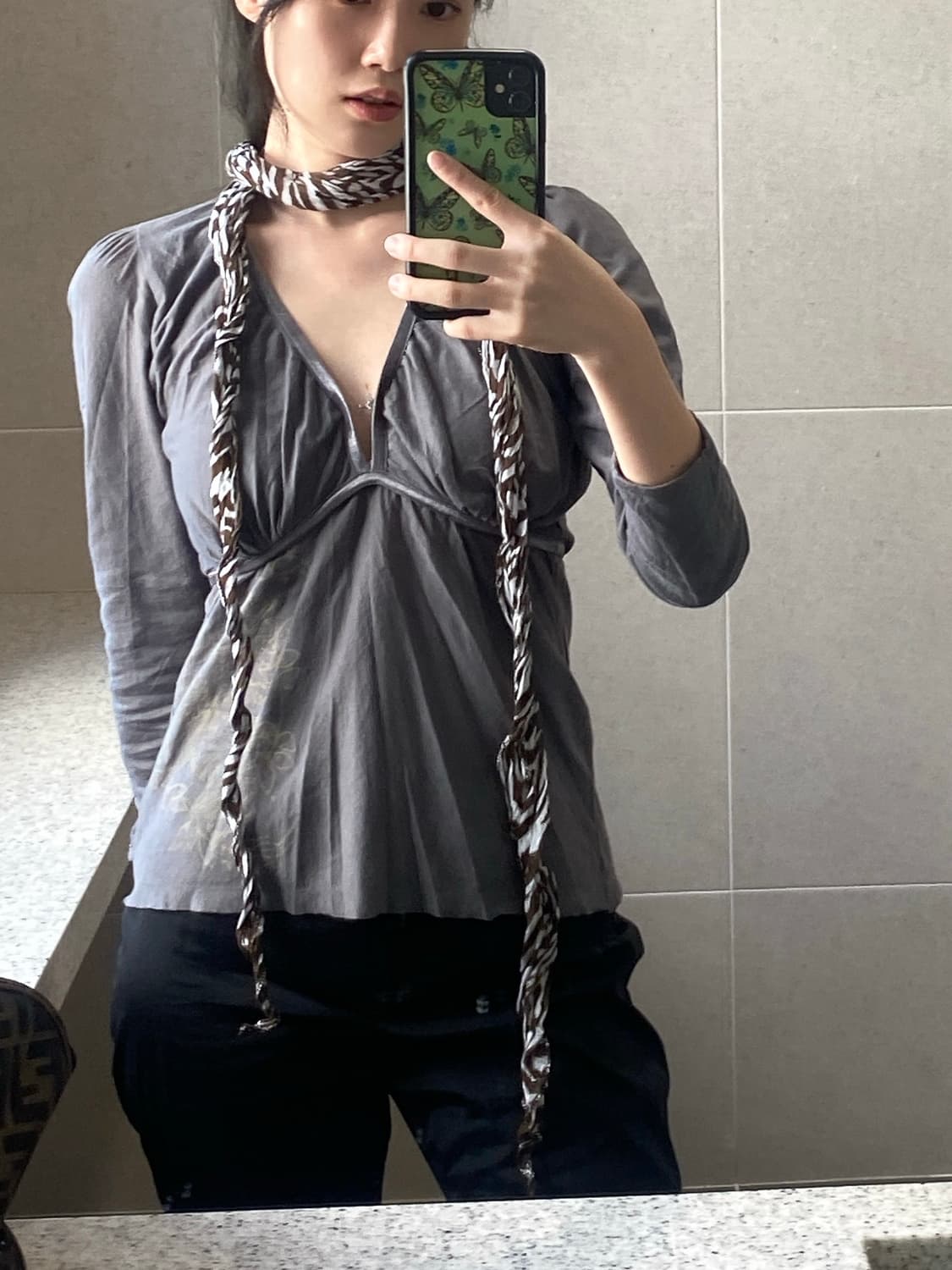 지브라 스카프 상품이미지3