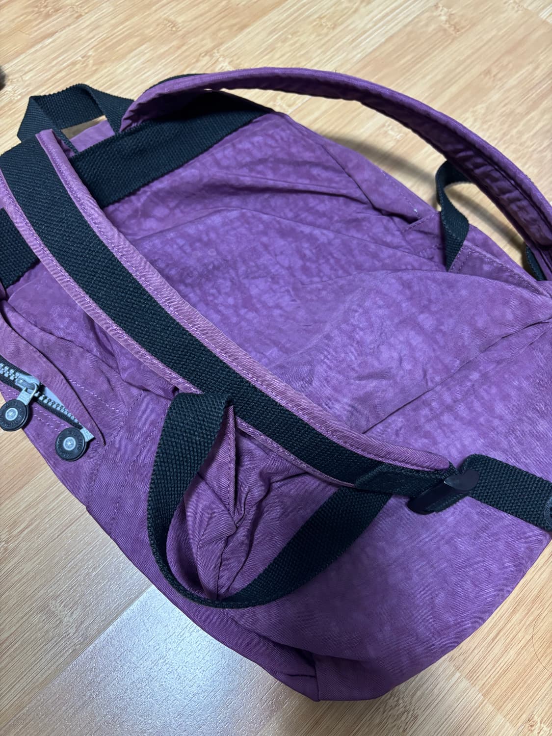 키플링 자주색 백팩 상품이미지2