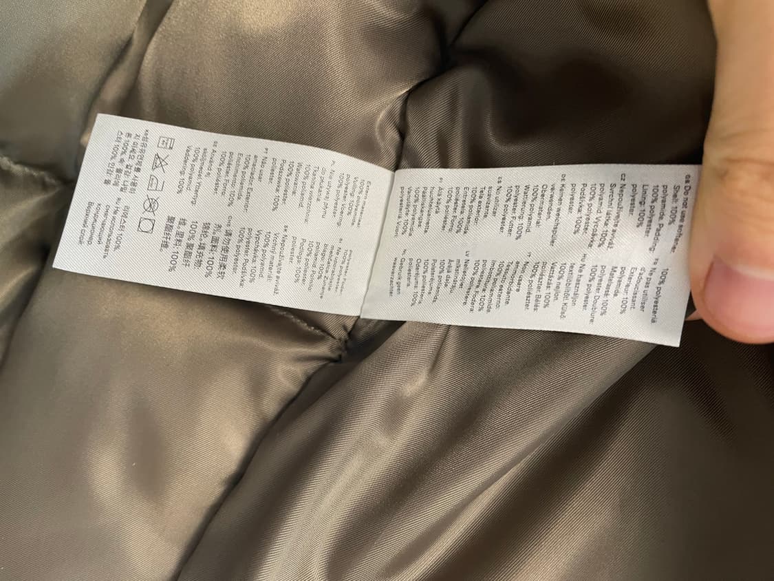 아르켓 퀼팅 경량패딩 m 상품이미지4