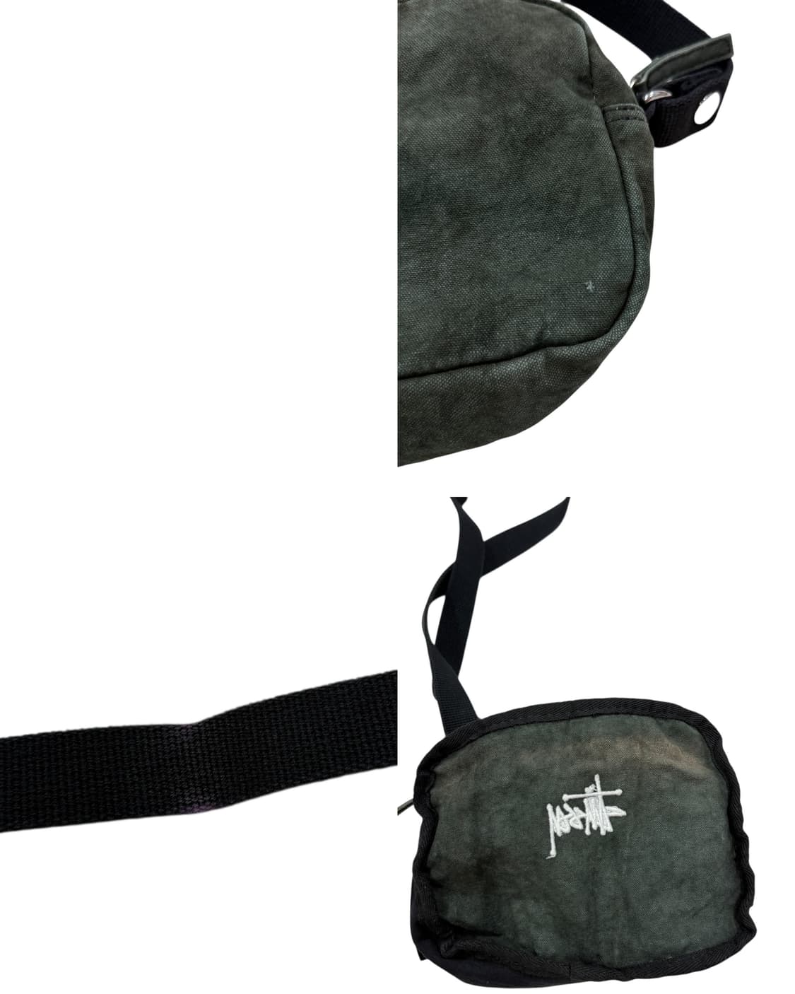 스투시 캔버스 사이드 파우치 워시드 크로스백 가방 상품이미지8