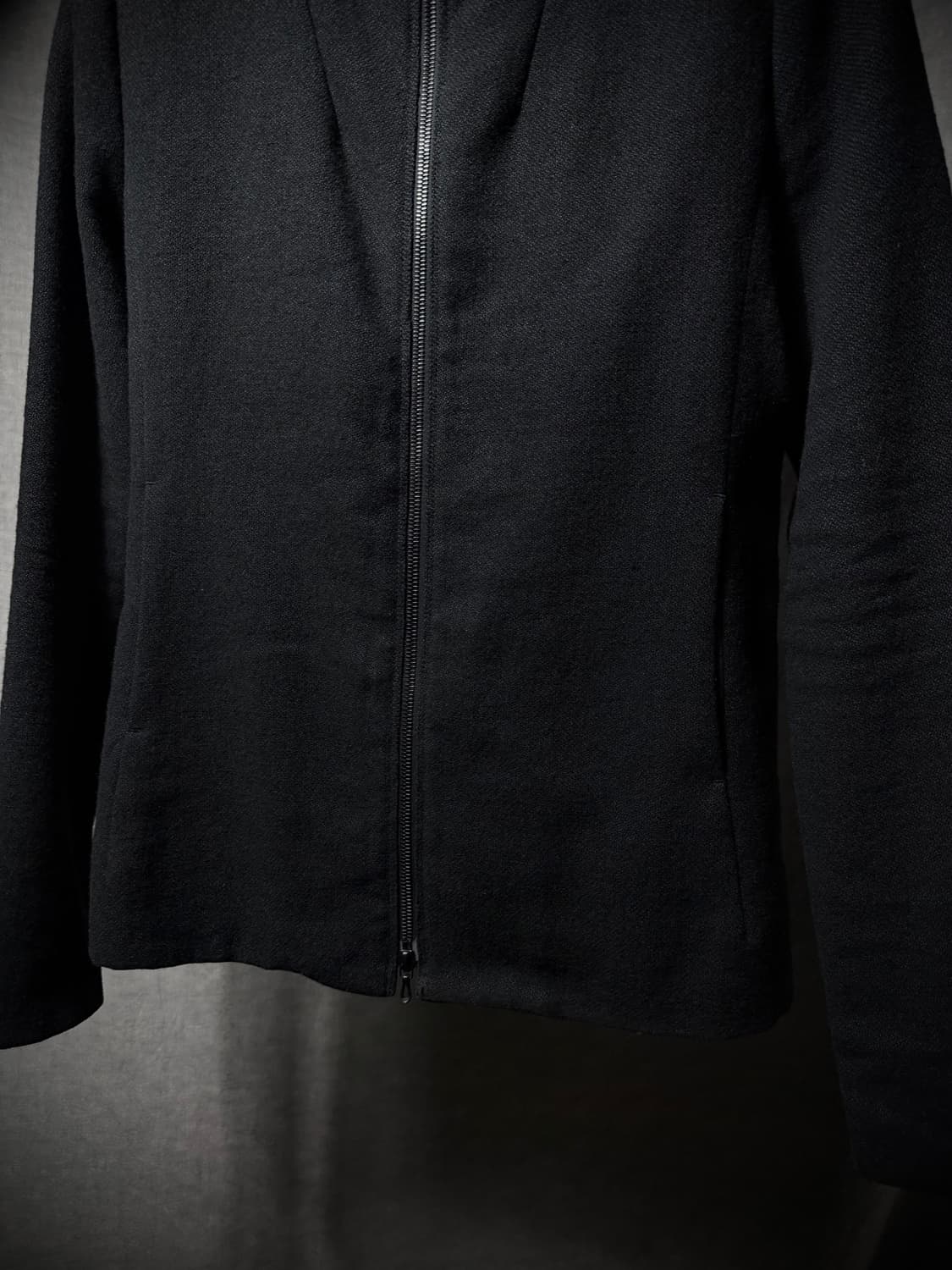 N4 Hemp Wool Stand Collar Zip Jacket  상품이미지6