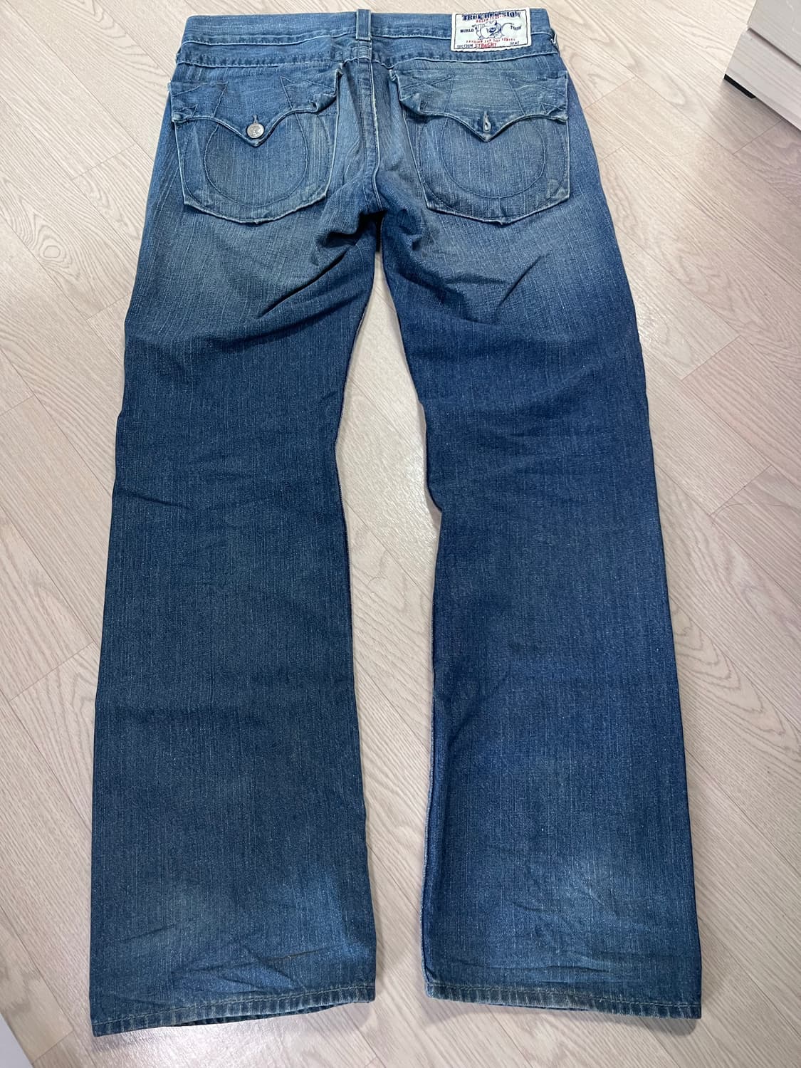 트루릴리전 Y2K 로우라이즈 워싱 데님팬츠 34 상품이미지4