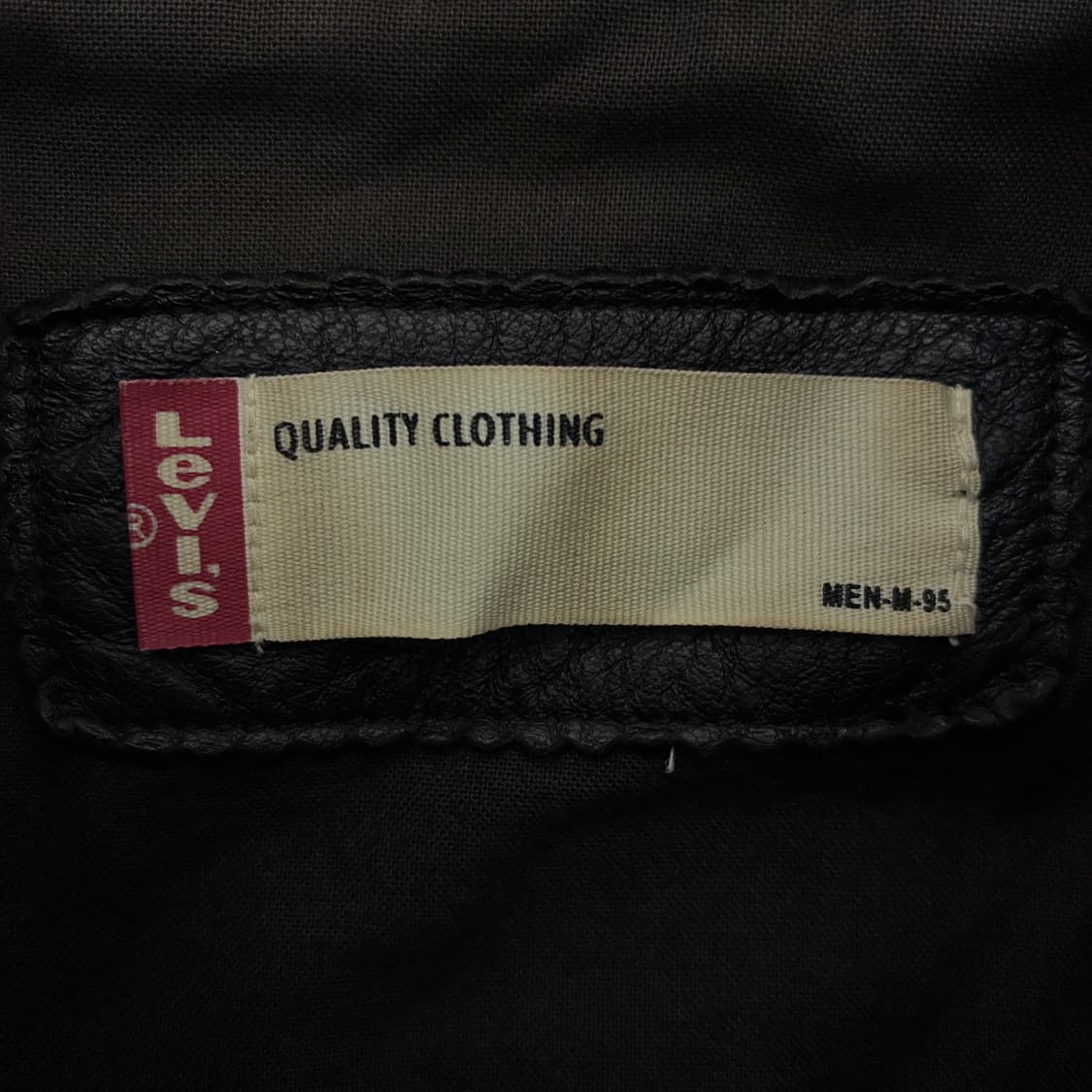 Levi‘s  리바이스 레드탭 램스킨 블랙 트러커 자켓 상품이미지5