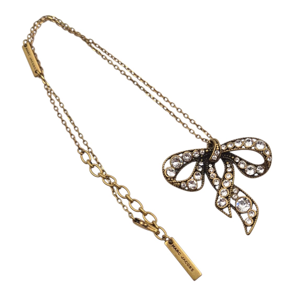 05s 마크제이콥스 엔틱 빅 리본 파베 목걸이 상품이미지2