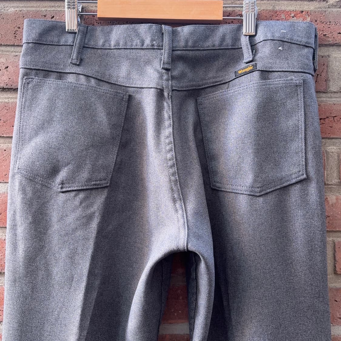 90~00s USA 랭글러 Wrangler 그레이 부츠컷 트라우저 상품이미지8