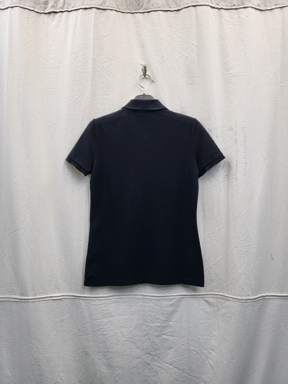 라코스테 여성 블랙 반팔 폴로티셔츠 상품이미지2