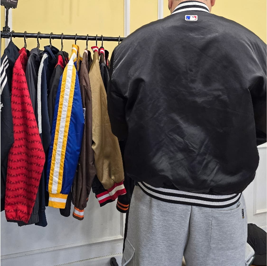 MLB 스타터 LA 다저스 바시티 재킷 빈티지 자켓 XL 블랙 상품이미지7