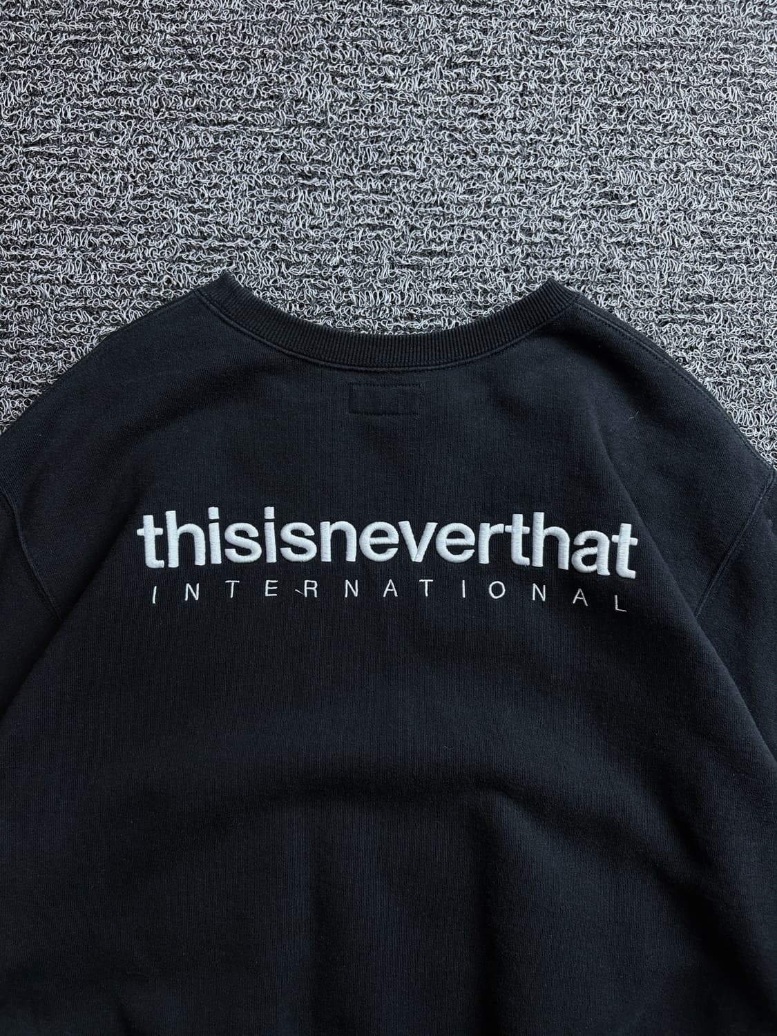 디스이즈네버댓 빅로고 해비코튼 크루넥 맨투맨 3825 상품이미지1