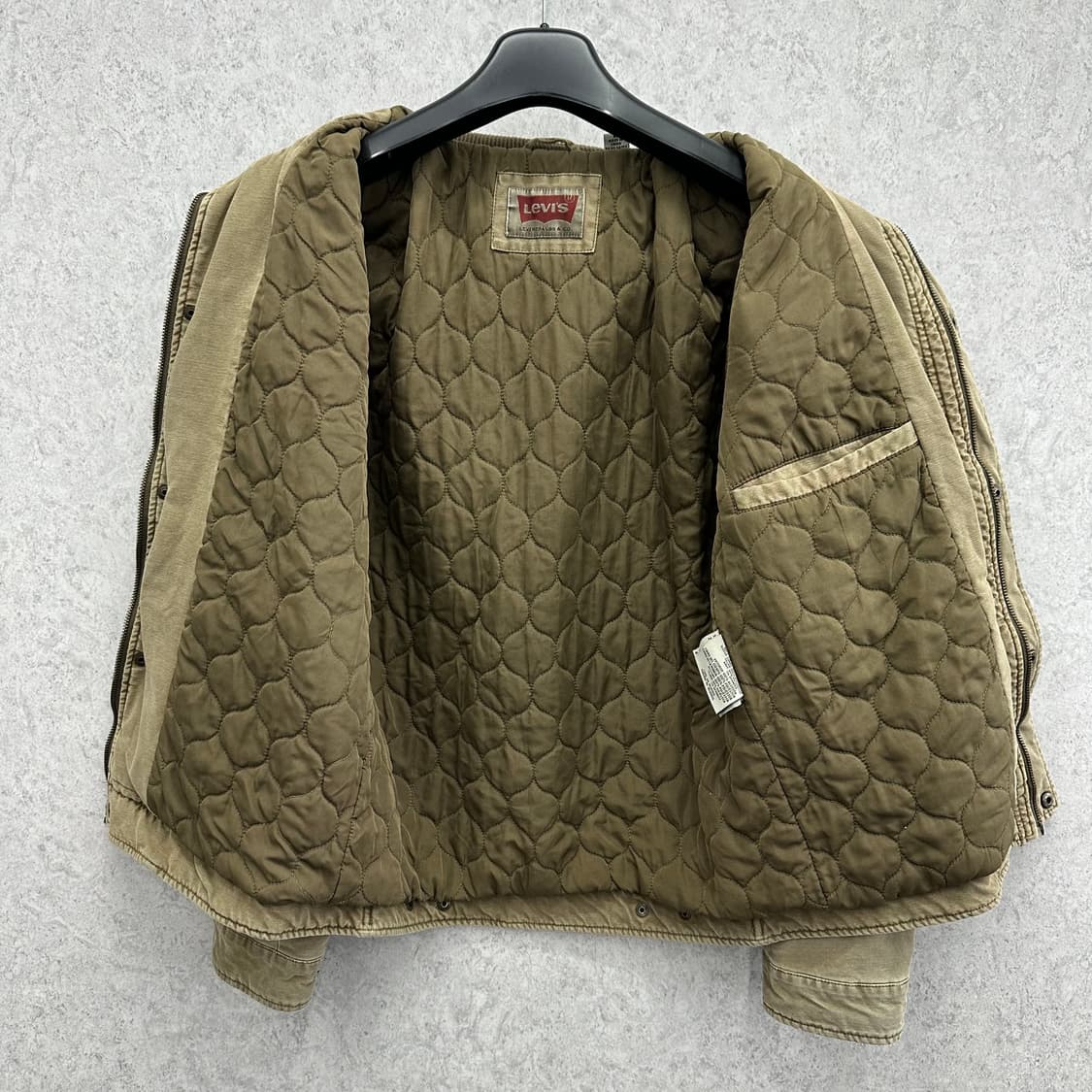 95 리바이스 남자 워싱 누빔 필드 자켓 상품이미지3