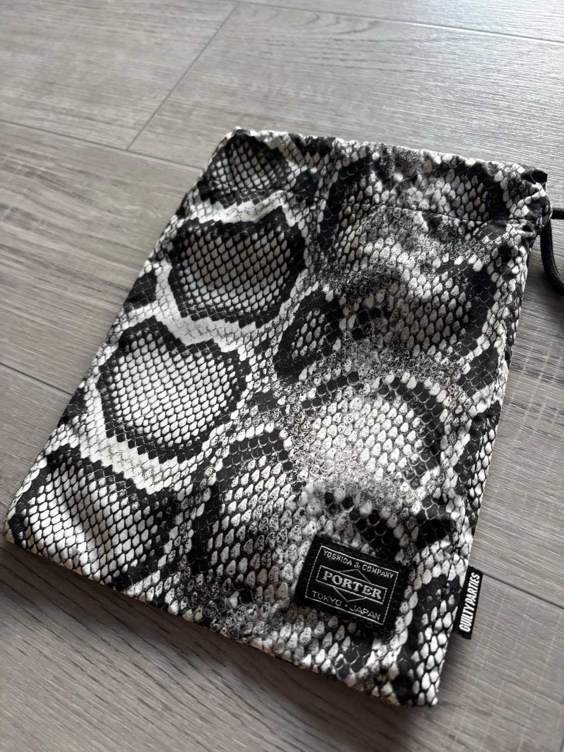 [os] 포터 x 와코마리아 파우치 파이톤 상품이미지3